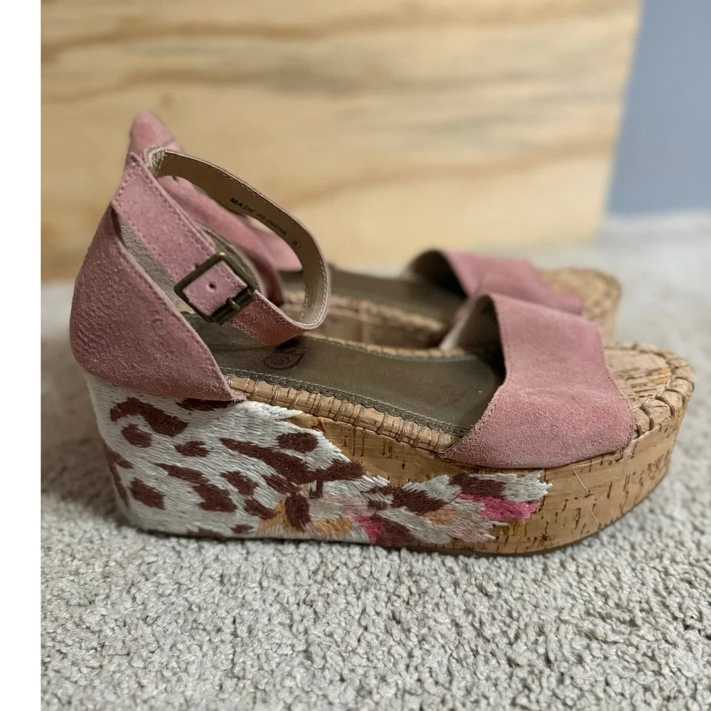 Women's Naughty Monkey Wedges 8 Pink